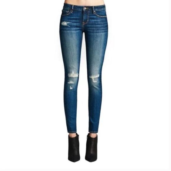 Cult of Individuality Skinny Jeans Size 25 | Premium Distressed Designer Denim - Picture 1 of 10